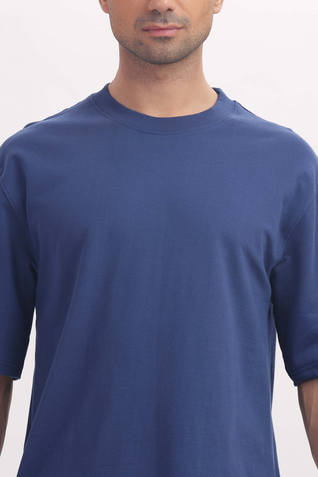 240 gsm Royal Navy French terry oversized tshirt (unisex)