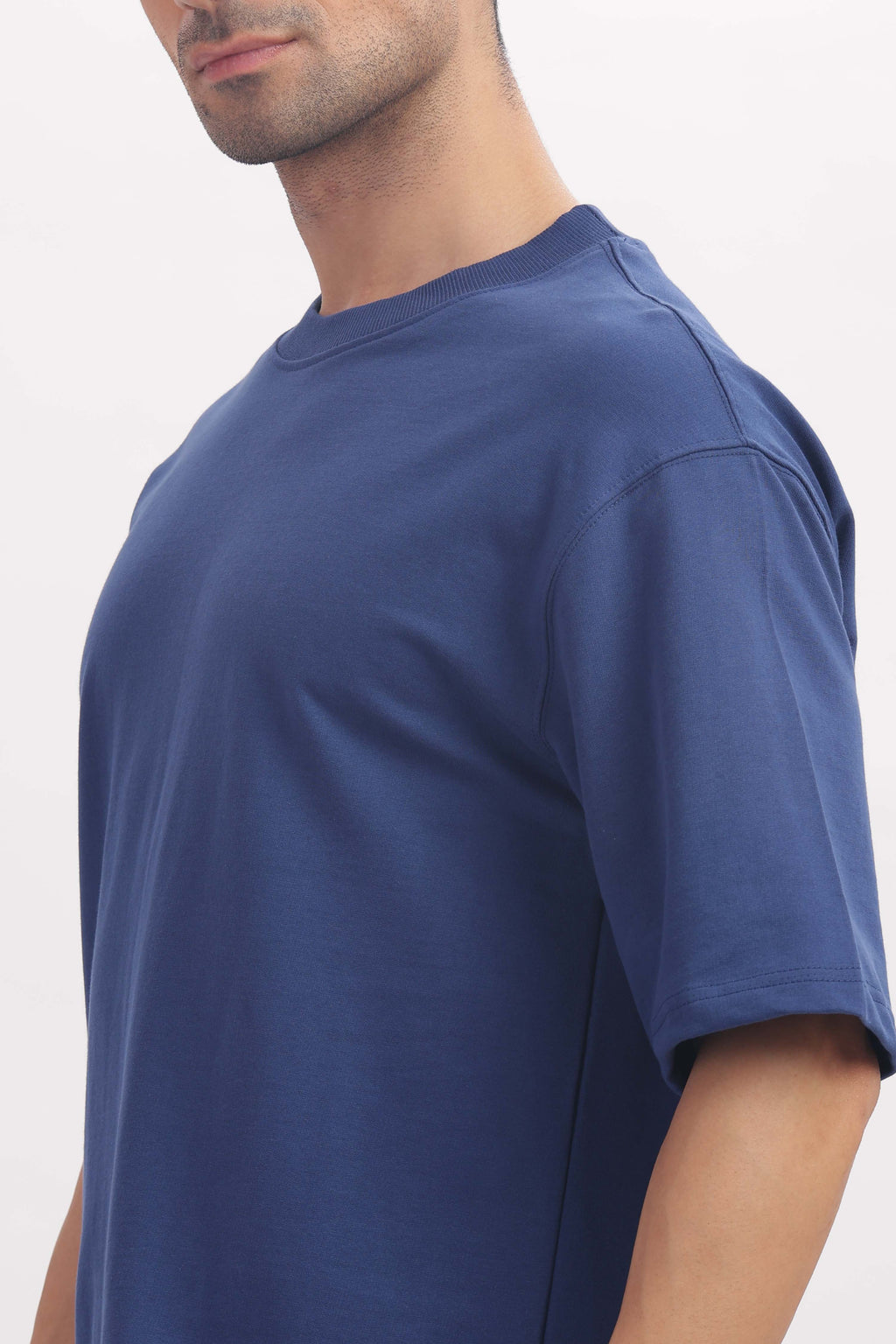 240 gsm Royal Navy French terry oversized tshirt (unisex)