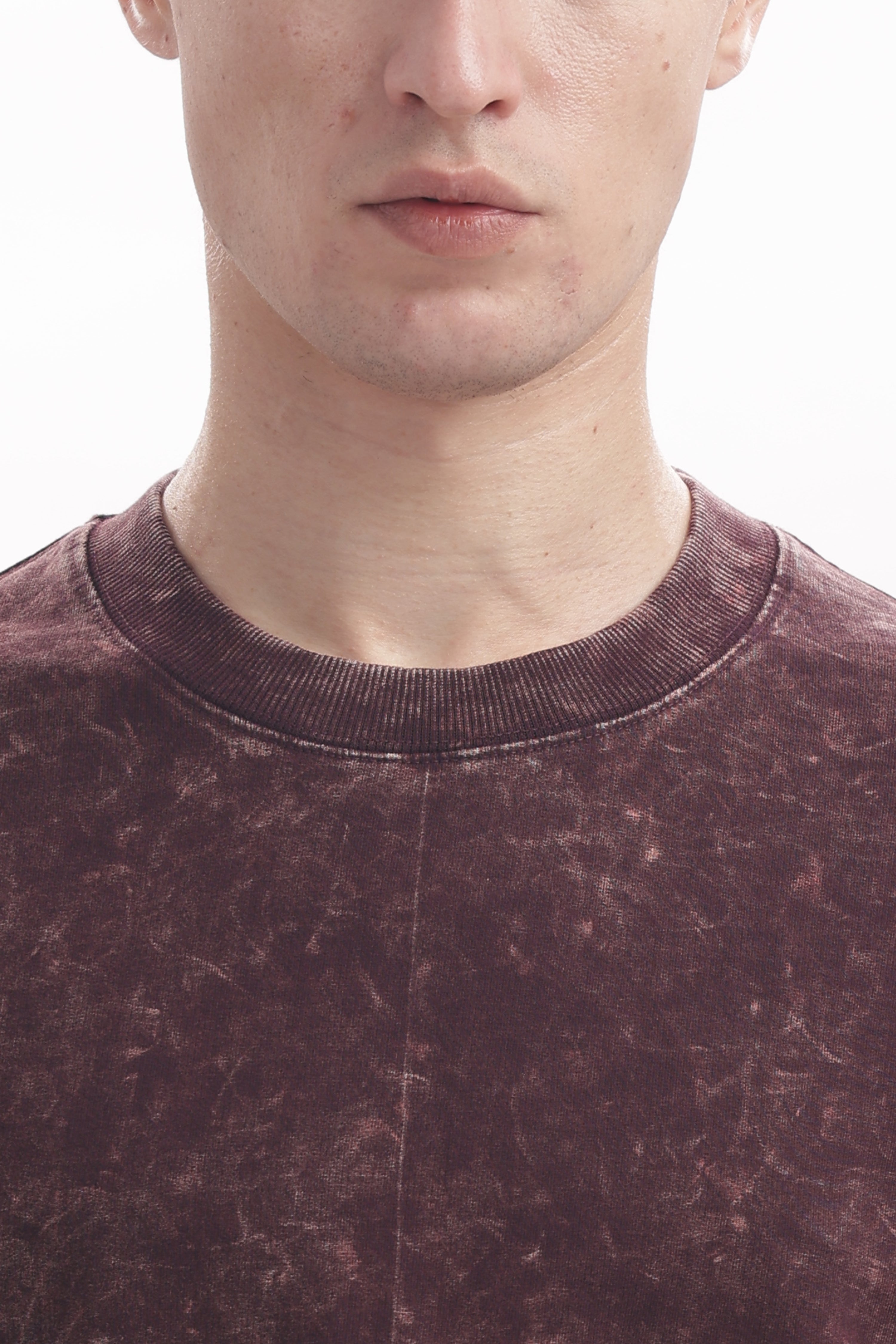 Grape wine Acid washed oversized t-shirt