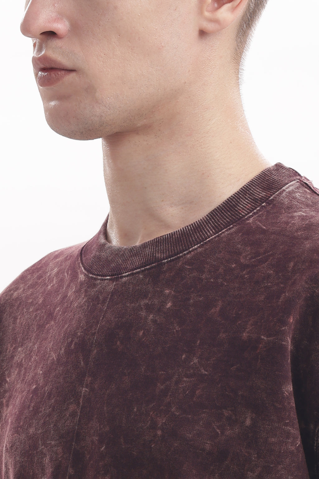 Grape wine Acid washed oversized t-shirt