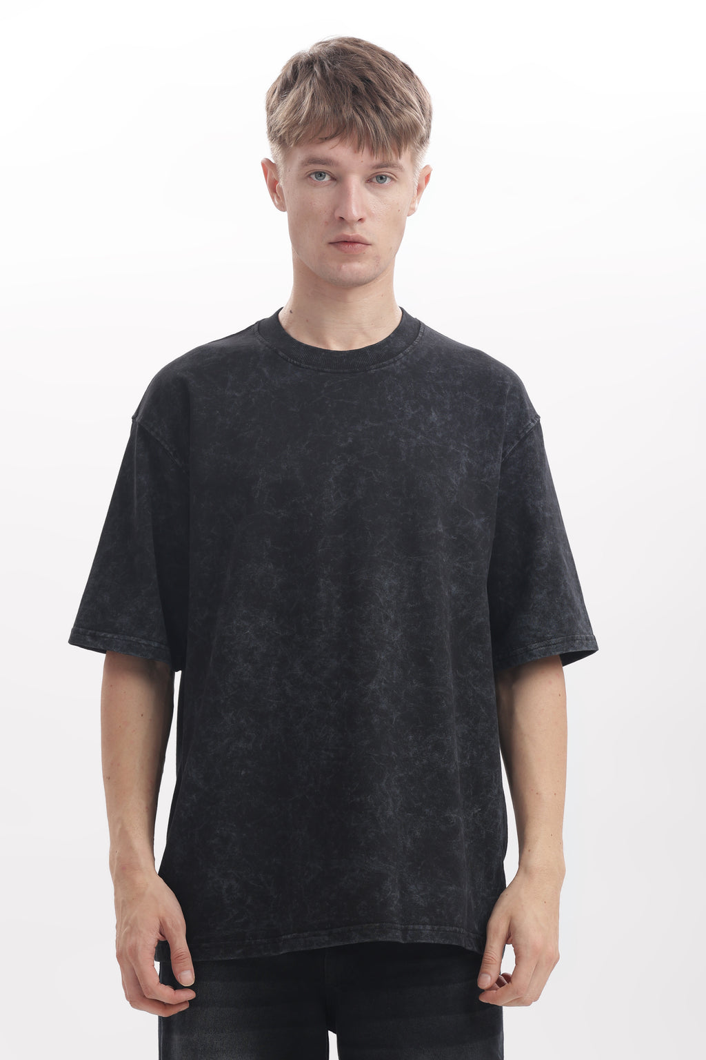 Black Acid washed oversized t-shirt