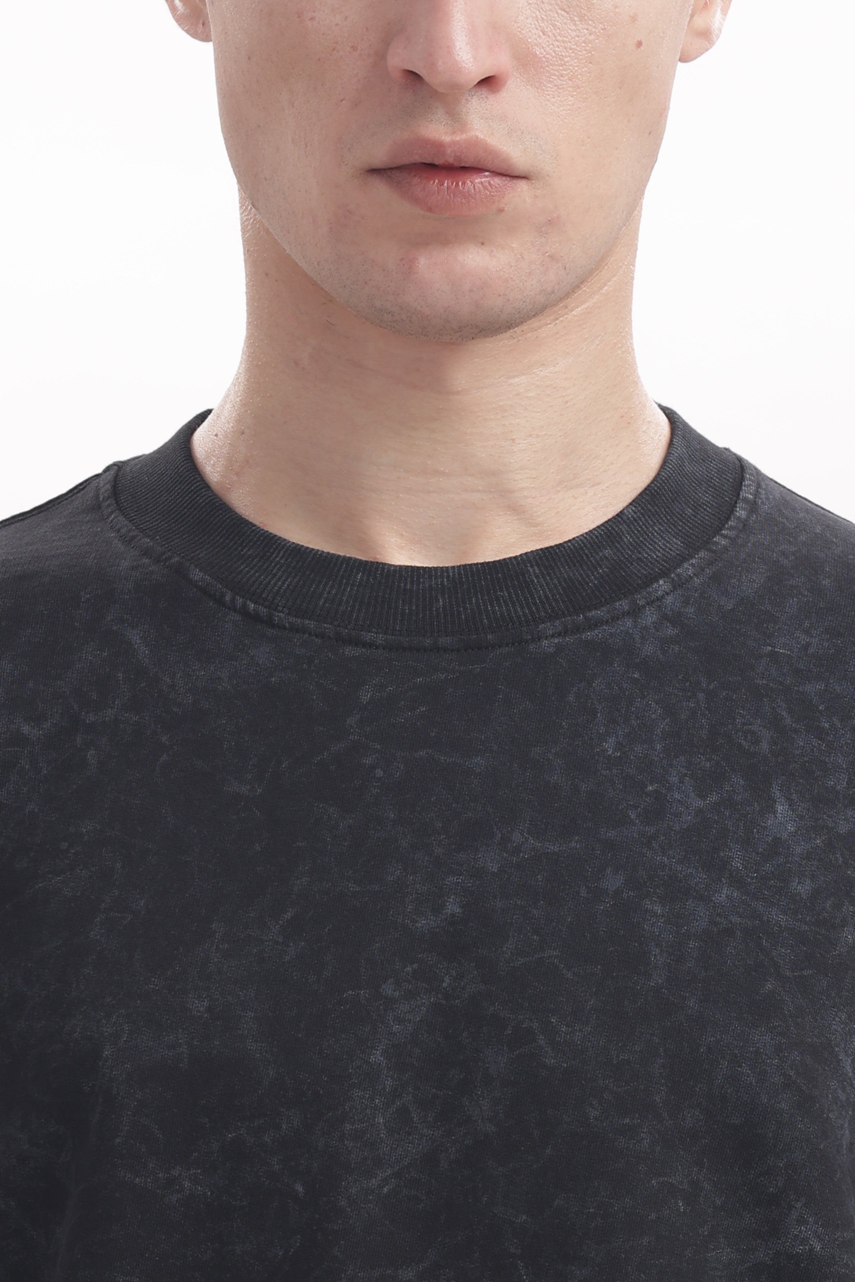 Black Acid washed oversized t-shirt