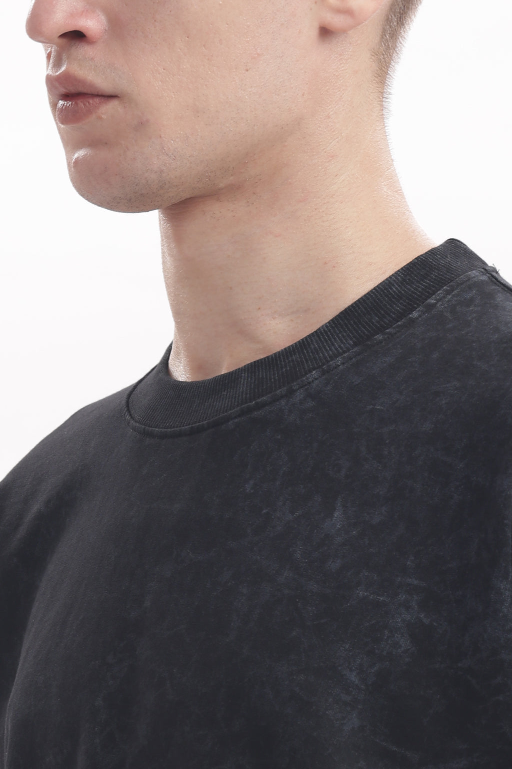 Black Acid washed oversized t-shirt