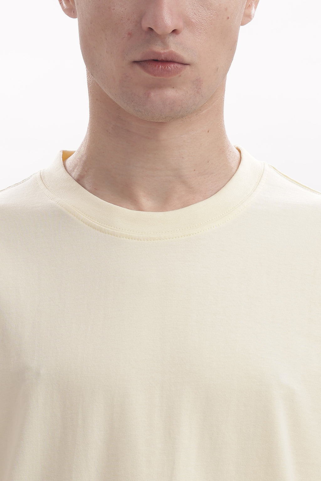 Beige 210 GSM Premium Cotton Oversized T-Shirt – Unisex Comfort Fit