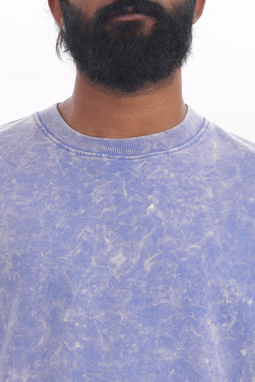 240 gsm vista blue acidwash oversized tshirt