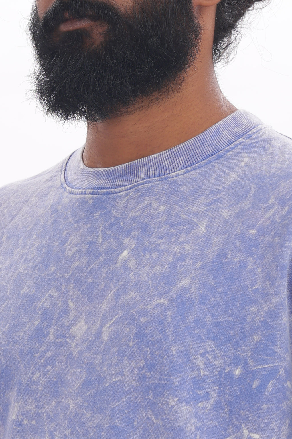 240 gsm vista blue acidwash oversized tshirt